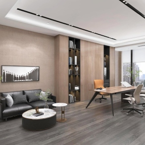 现代经理办公室3D模型下载